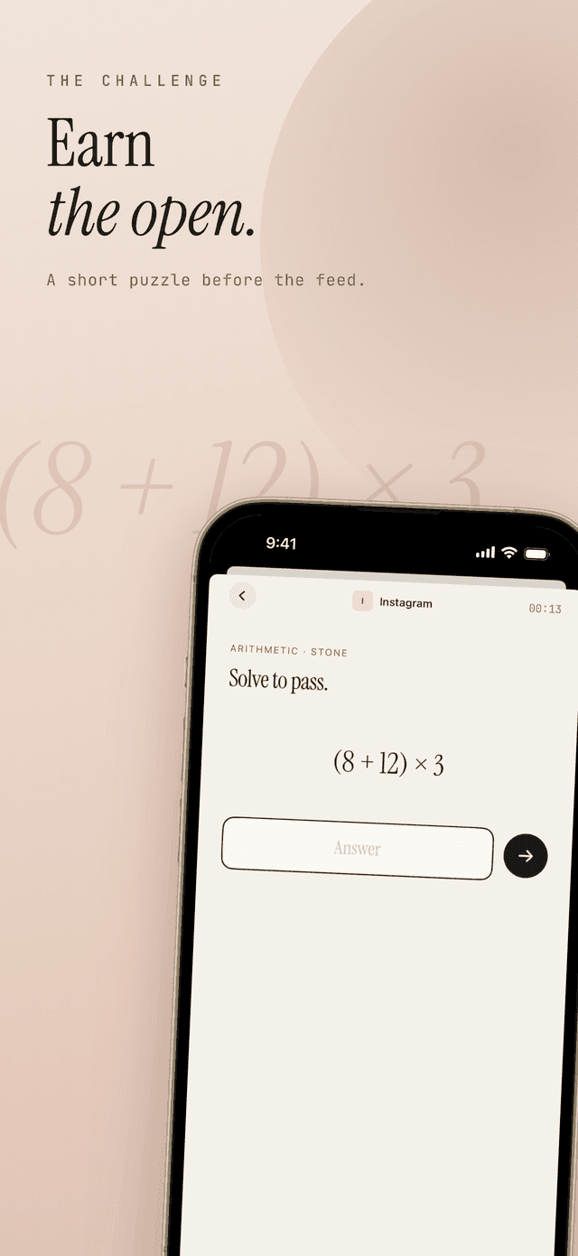 An arithmetic challenge standing in front of Instagram
